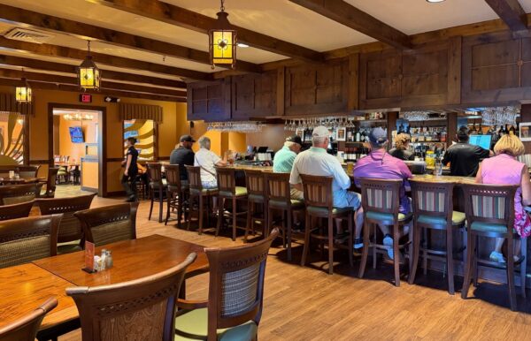 Customers were seated at the bar at Tierra Del Sol Bar - Grill Customers were seated at the bar at Tierra Del Sol Bar - Grill