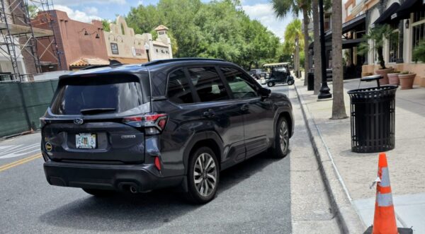 It s hard to understand what was going through this motorist s head when parking this vehicle at Spanish Springs Town Square It s hard to understand what was going through this motorist s head when parking this vehicle at Spanish Springs Town Square