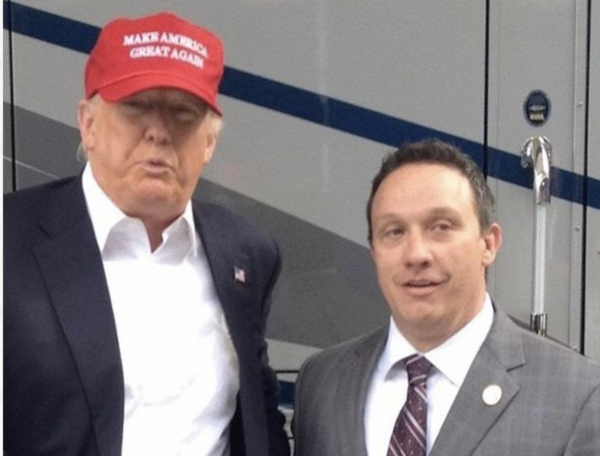 President Trump with Rob Stout President Trump with Rob Stout