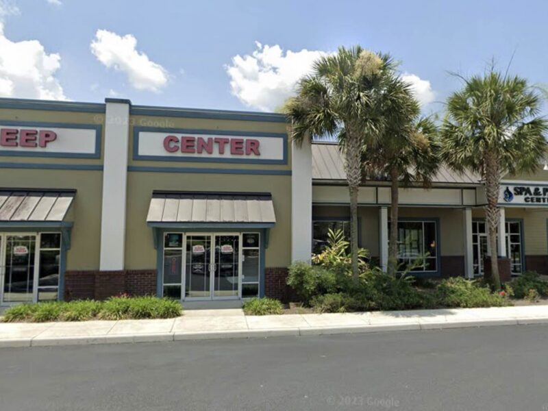 The property features a Sleep Center and Spa - Patio Center