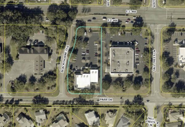 The property is situated between County Road 466 and Parr Drive in The Villages The property is situated between County Road 466 and Parr Drive in The Villages
