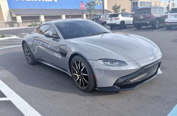 This Aston Martin was parked in the handicapped zone at the Walmart at State Road 44 and Morse Boulevard in The Villlages This Aston Martin was parked in the handicapped zone at the Walmart at State Road 44 and Morse Boulevard in The Villlages