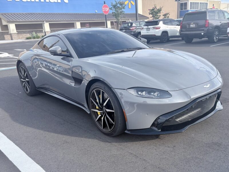 This Aston Martin was parked in the handicapped zone at the Walmart at State Road 44 and Morse Boulevard in The Villlages