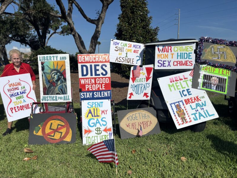 Trump Protest Mederos Streetz