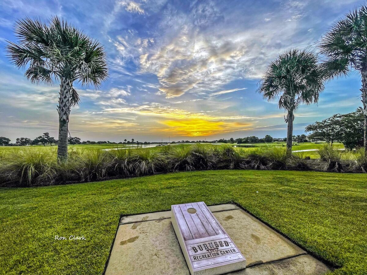 Beautiful sunrise view at Burnsed Recreation Center