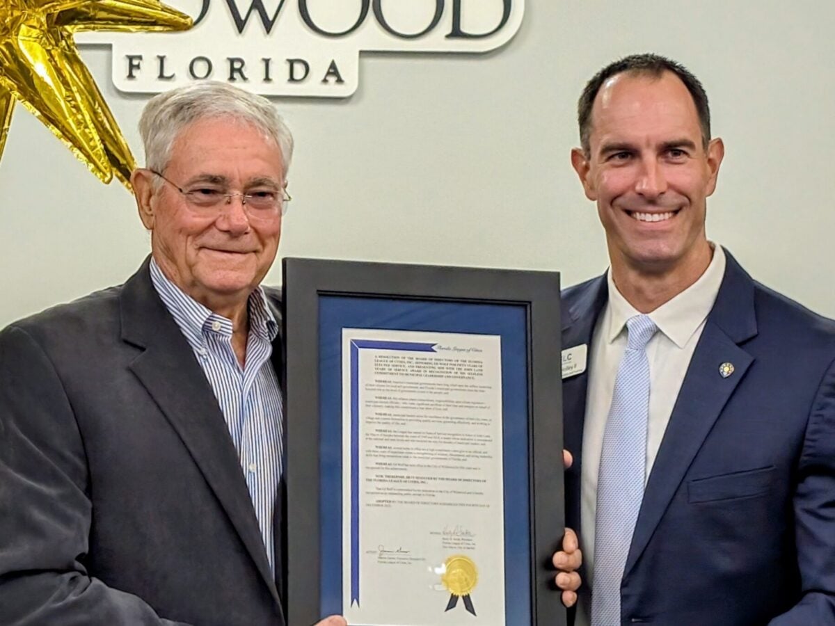 Mayor Ed Wolf honored for half century of service in Wildwood