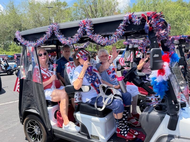 Trump golf cart parade organizers proud of turnout at event