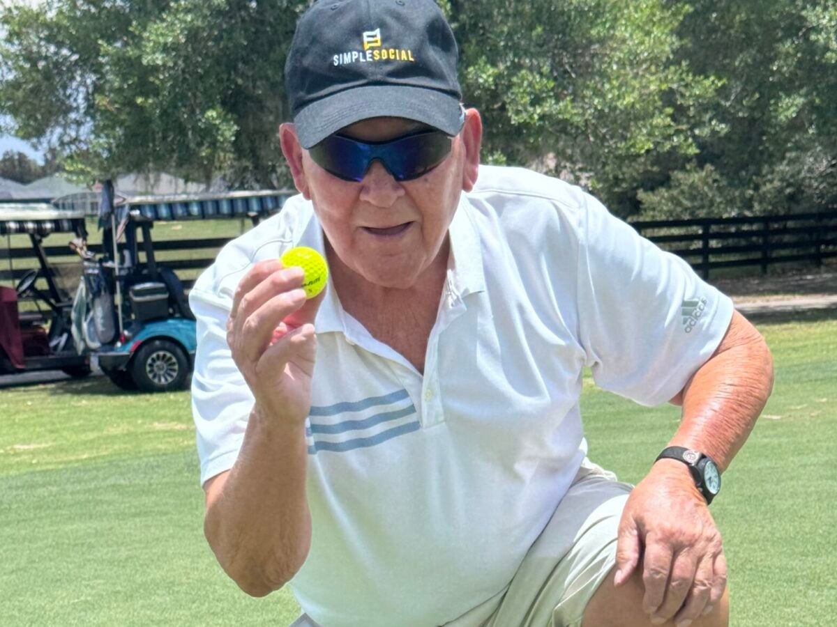 Villager gets first hole-in-one after 60 years of golfing