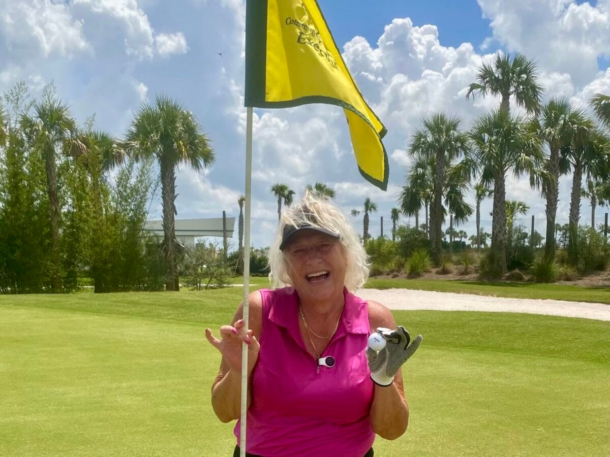 Villager thrilled after getting first hole-in-one
