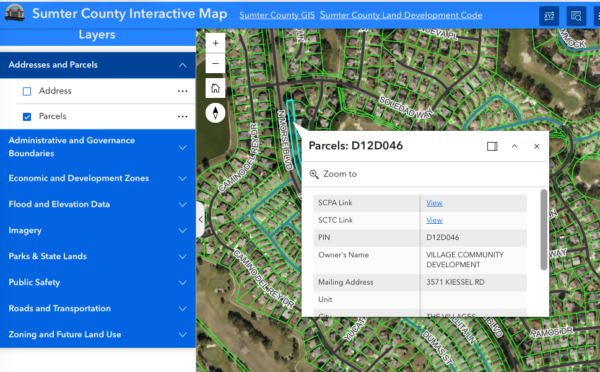 Sumter County. Interactive Map Sumter County. Interactive Map