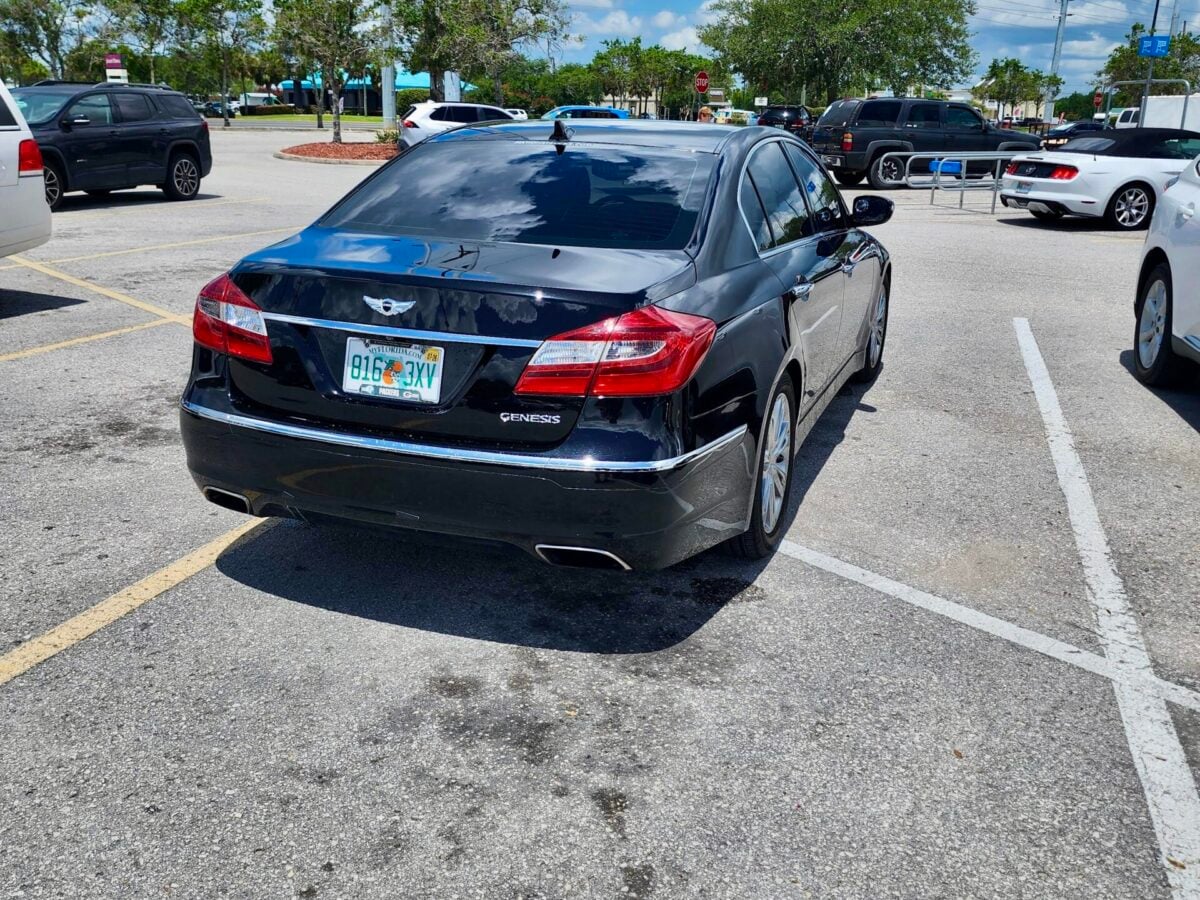 Needy driver requires four parking spaces at Walmart
