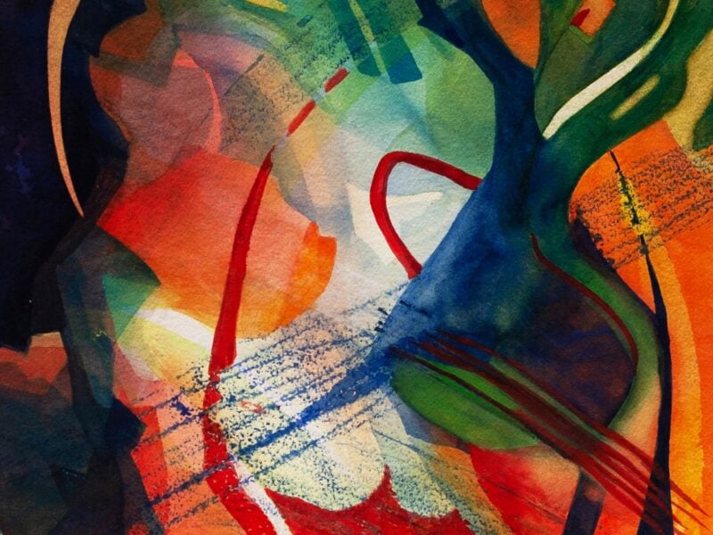Villager honored for latest watercolor creation
