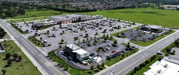An aerial view of the Trailwinds Village shopping center in Wildwood. Publix just purchased several parcels in the plaza for $32.5 million. An aerial view of the Trailwinds Village shopping center in Wildwood. Publix just purchased several parcels in the plaza for $32.5 million.