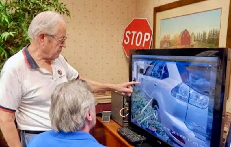 Carl Bell, left, worked tirelessly to improve life for residents of The Villages