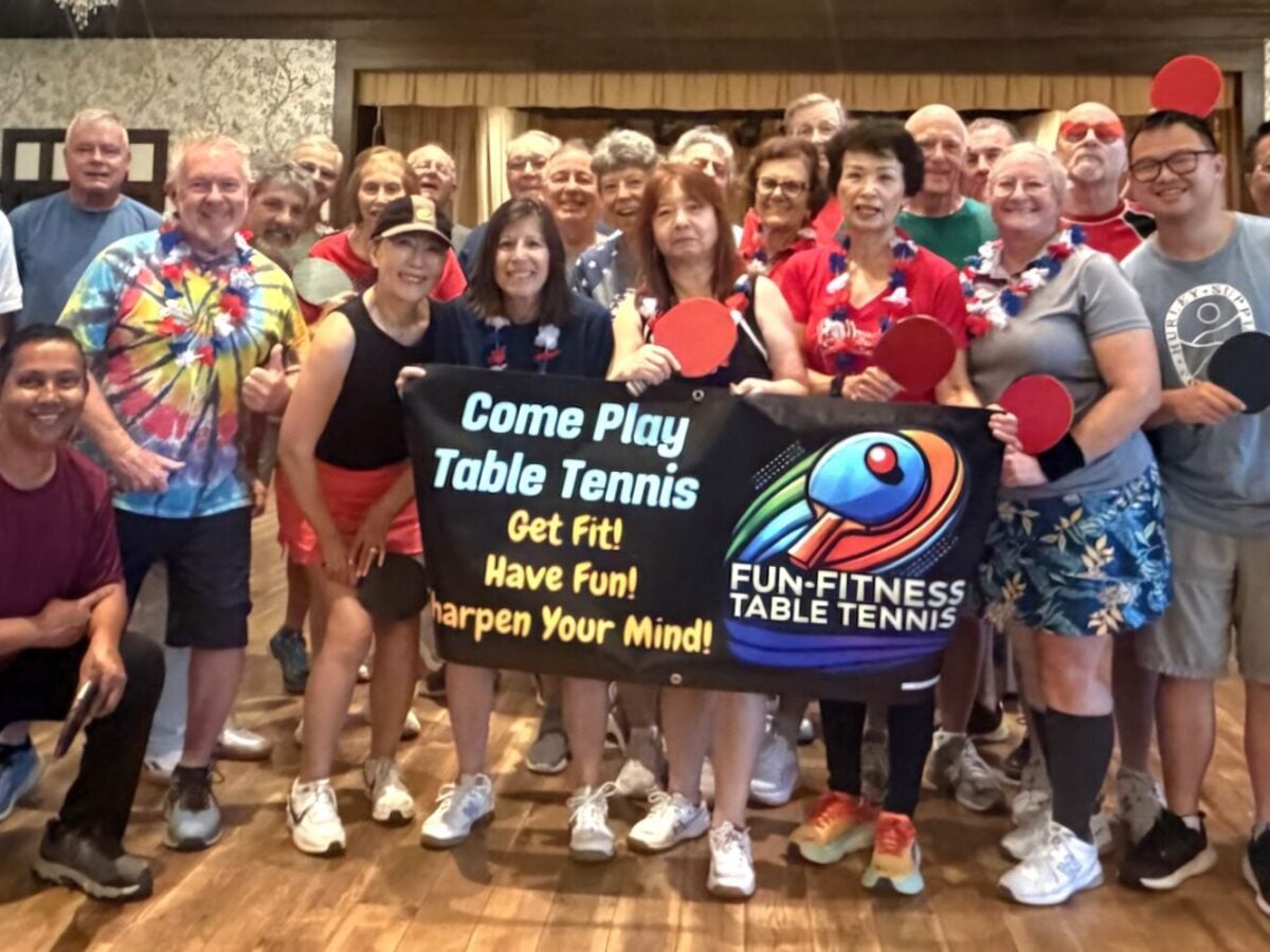 Table tennis players showed patriotic spirit in honor of 250 years of freedom