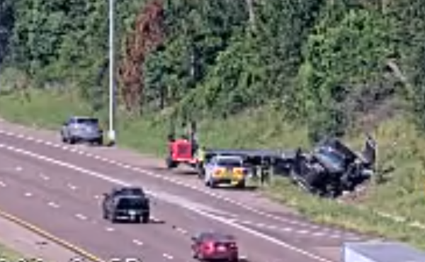 The Florida Highway Patrol provided this image of the crash scene The Florida Highway Patrol provided this image of the crash scene