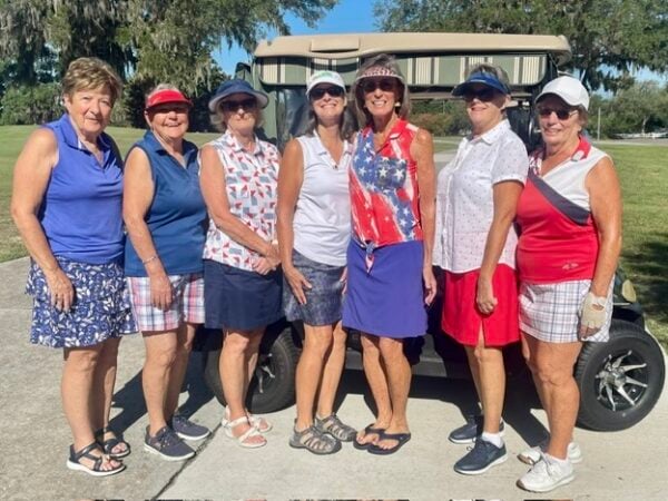 Buttonwood ladies’ golf outing takes on patriotic flair