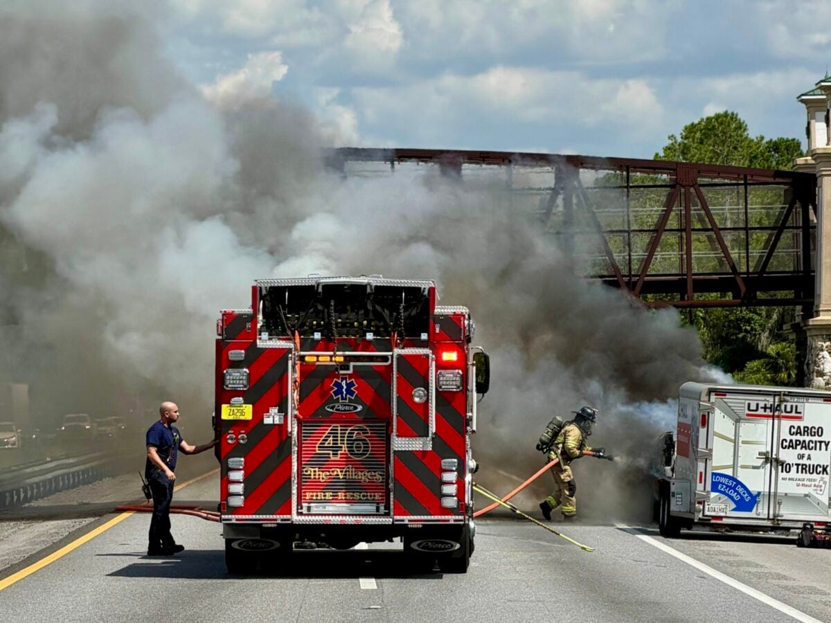 Vehicle fire shuts down Florida’s Turnpike near The Villages