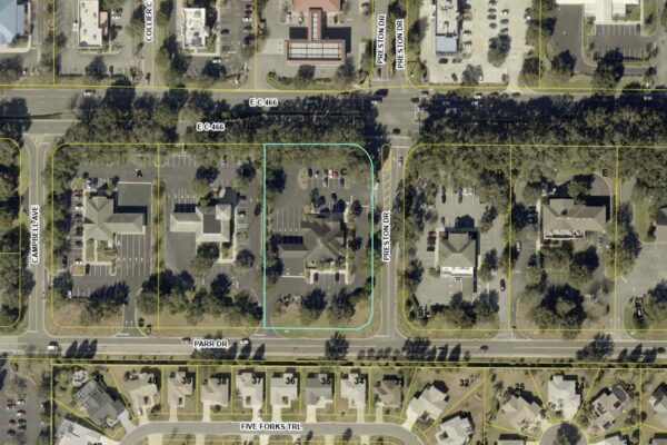The parcel is situated between Parr Drive and County Road 466 in The Villages The parcel is situated between Parr Drive and County Road 466 in The Villages