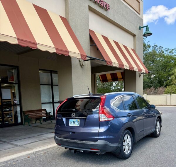 This driver enjoyed some privileged parking at Ace Hardware at Southern Trace Plaza This driver enjoyed some privileged parking at Ace Hardware at Southern Trace Plaza