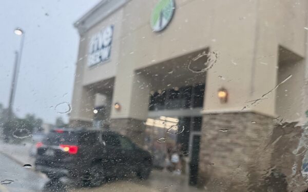 This shopper was able to stay out of the rain by visiing Dollar Treet at Lady Lake Crossing This shopper was able to stay out of the rain by visiing Dollar Treet at Lady Lake Crossing